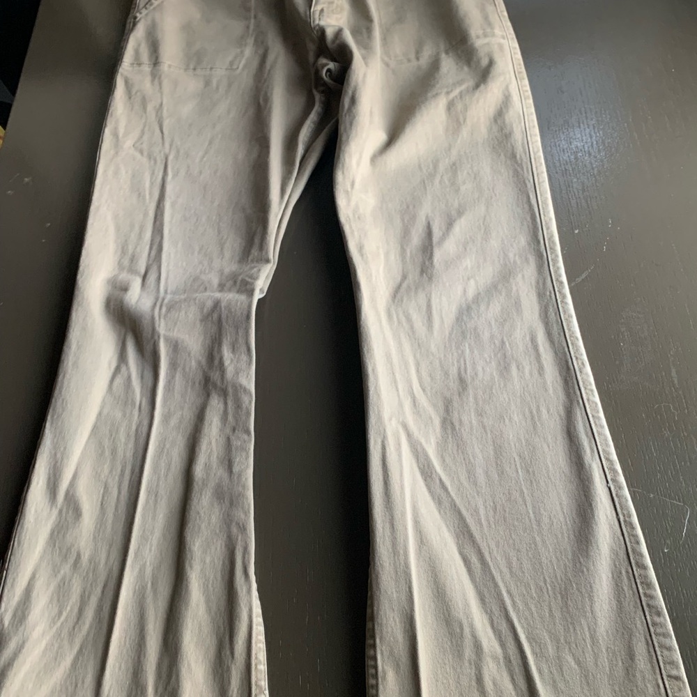 Lee Riveted Tan Pants - Picture 2 of 9